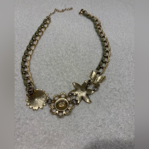 Lia Sophia Garden Party Statement Necklace - Butterfly & Flowers - Picture 7 of 11